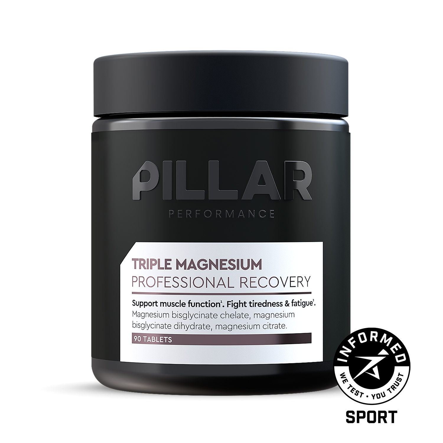 PILLAR Triple Magnesium Tablets 90 tabs